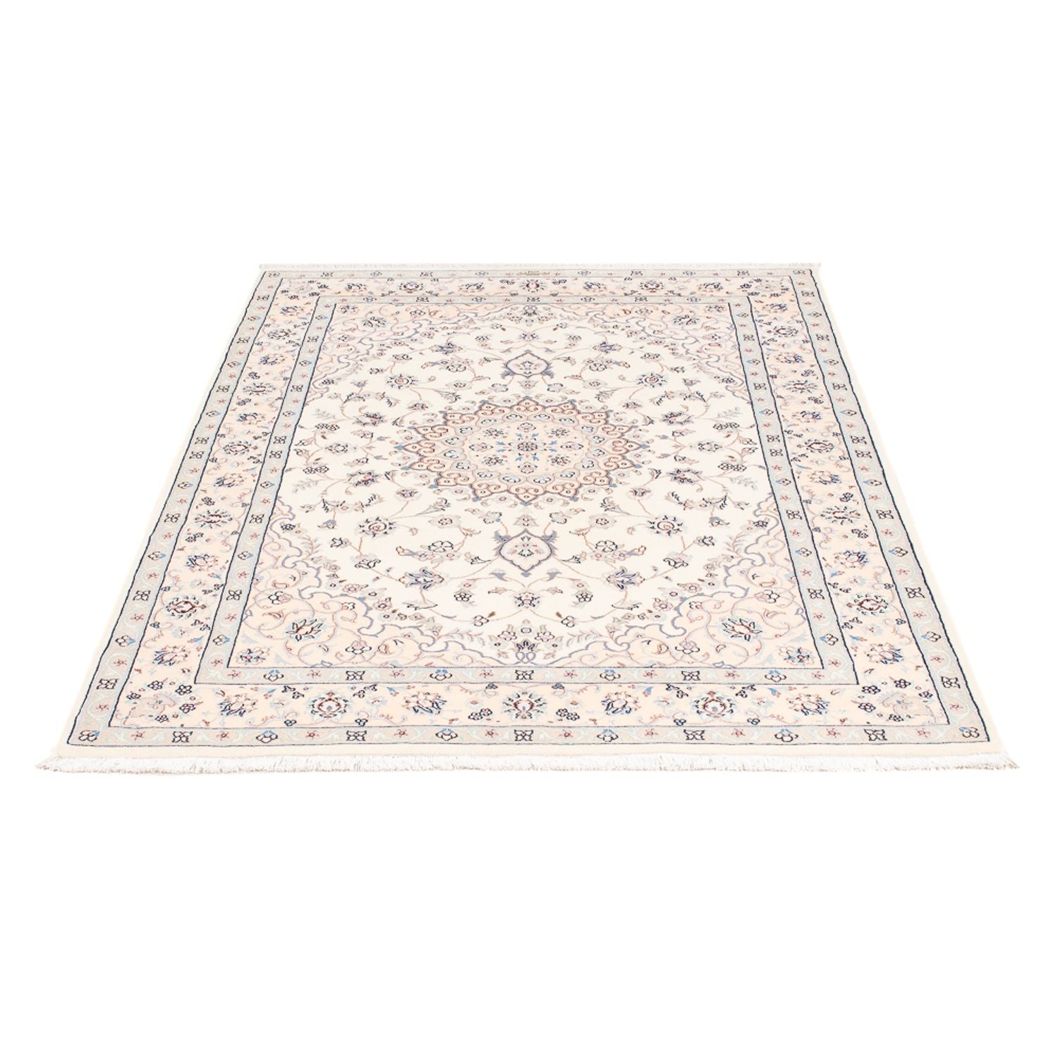 Persisk tæppe - Nain - Premium - 165 x 108 cm - creme