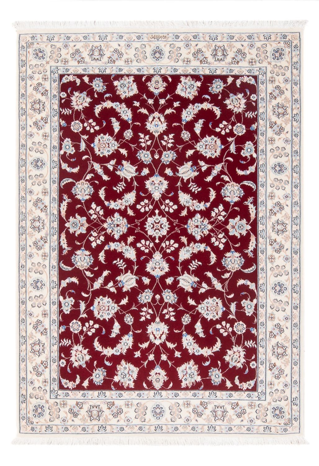 Persisk tæppe - Nain - Premium - 153 x 103 cm - rød