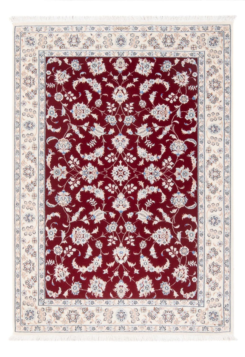 Persisk tæppe - Nain - Premium - 153 x 103 cm - rød