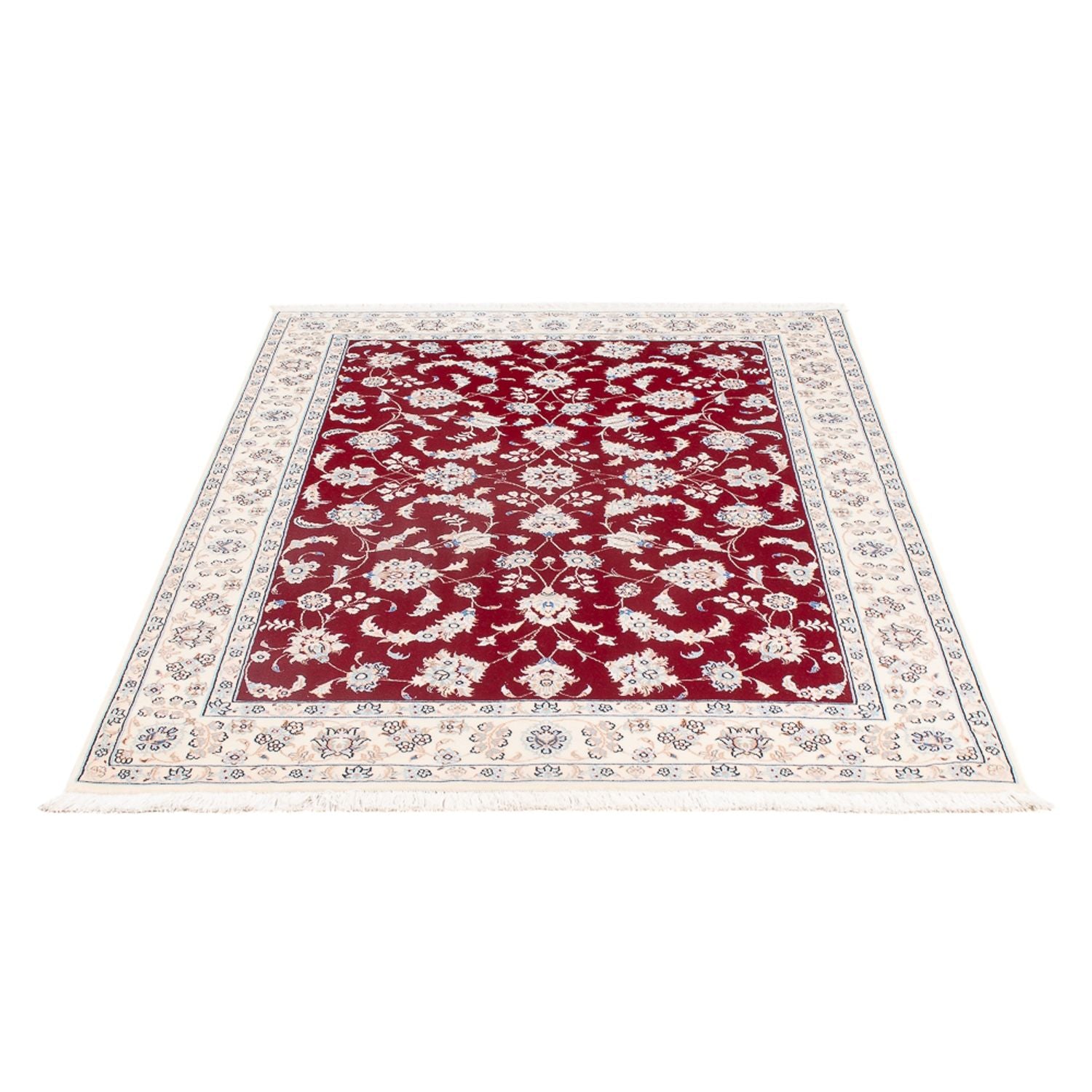 Persisk tæppe - Nain - Premium - 153 x 103 cm - rød