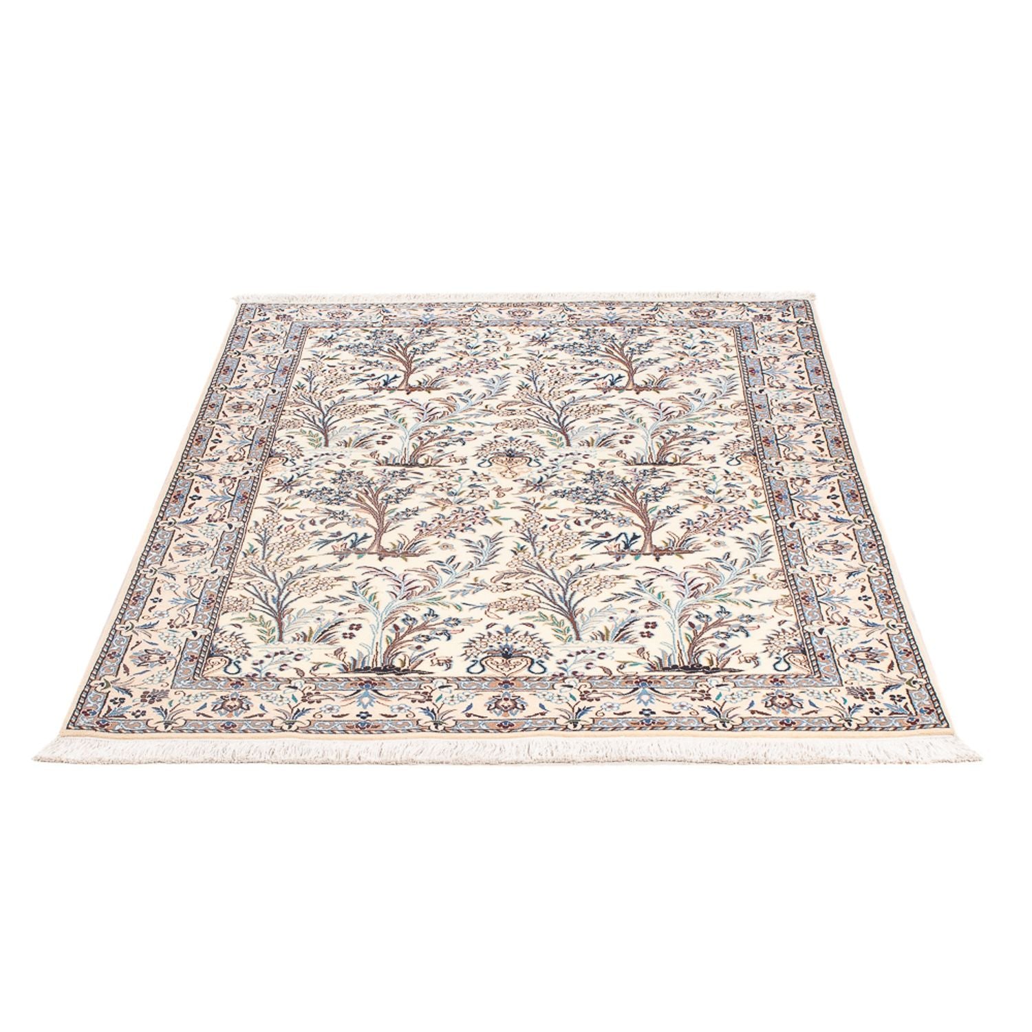 Persisk tæppe - Nain - Premium - 153 x 104 cm - creme