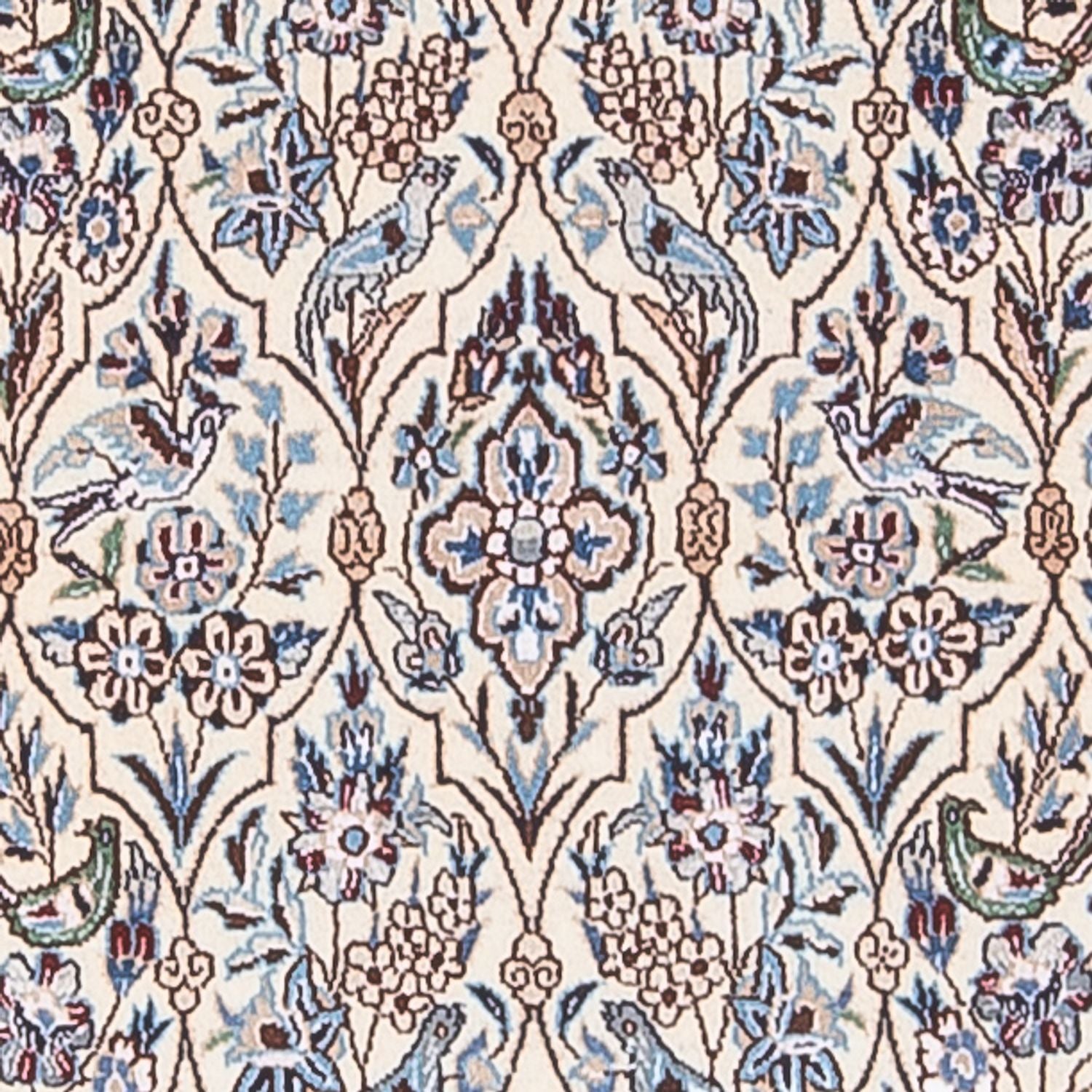 Persisk tæppe - Nain - Premium - 145 x 71 cm - mørk beige