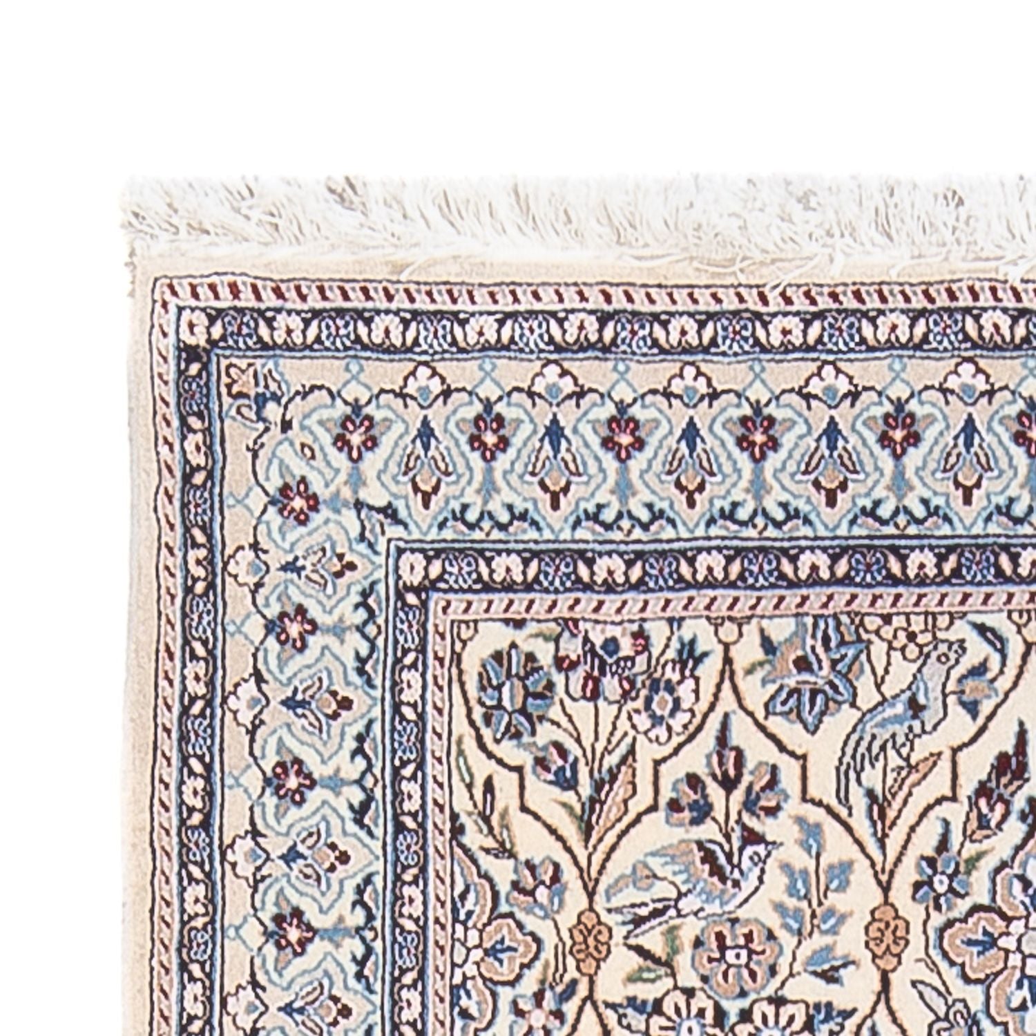 Persisk tæppe - Nain - Premium - 145 x 71 cm - mørk beige