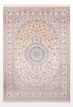 Persisk tæppe - Nain - Premium - 361 x 252 cm - laks