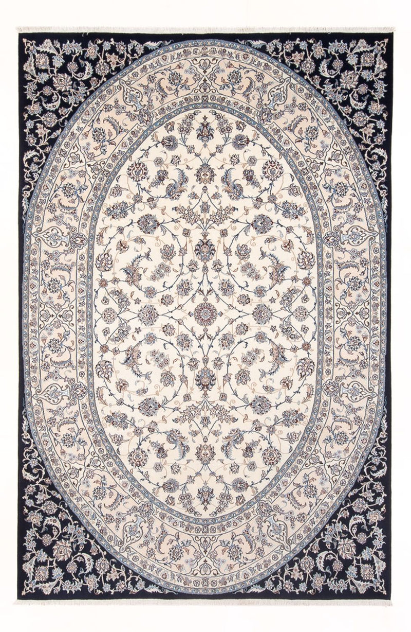 Persisk tæppe - Nain - 295 x 202 cm - creme