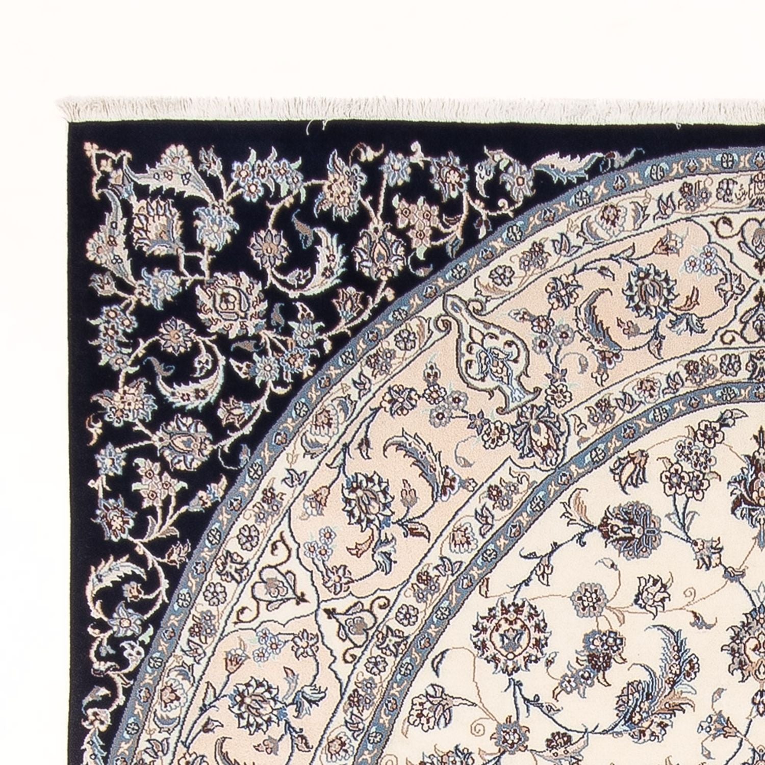 Persisk tæppe - Nain - 295 x 202 cm - creme