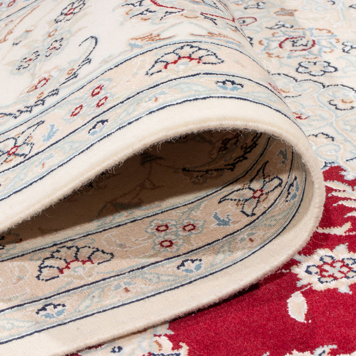 Persisk tæppe - Nain - 347 x 247 cm - rød