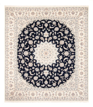 Persisk tæppe - Nain - 261 x 223 cm - mørkeblå