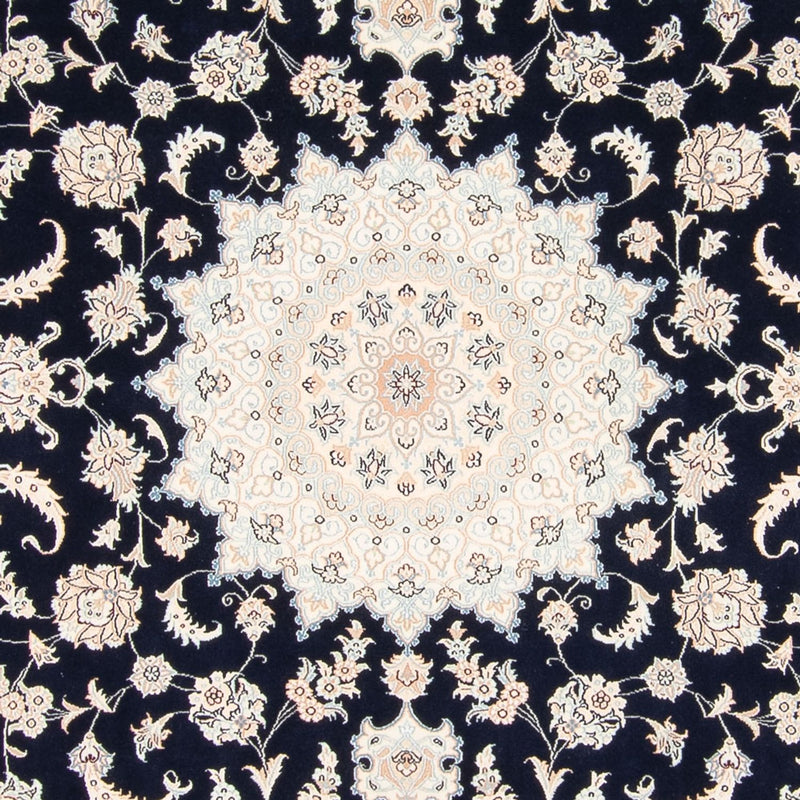 Persisk tæppe - Nain - 261 x 223 cm - mørkeblå