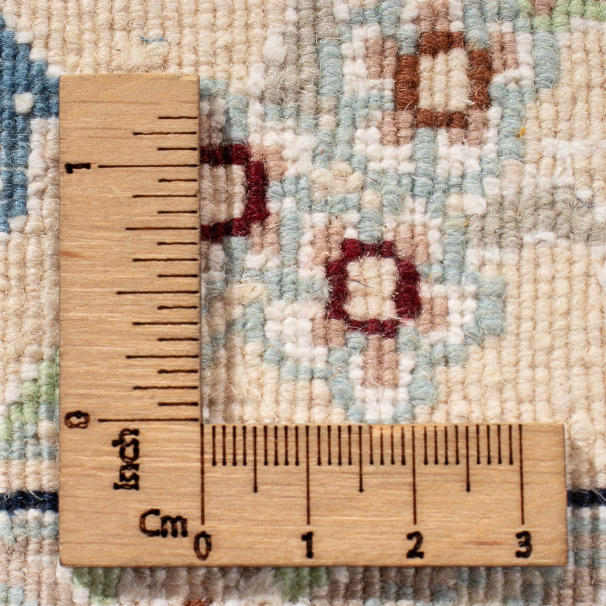 Persisk tæppe - Nain - 355 x 248 cm - mørkeblå