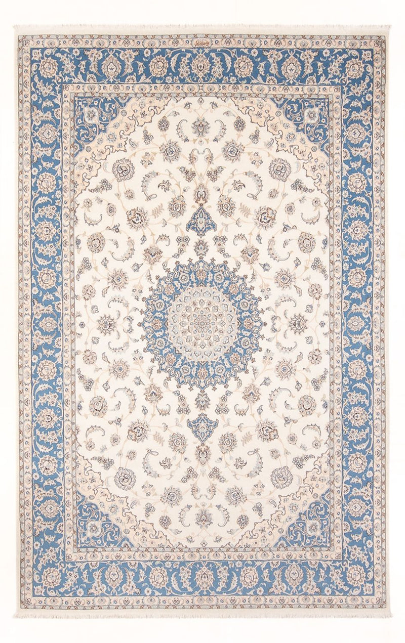 Persisk tæppe - Nain - Premium - 292 x 200 cm - creme