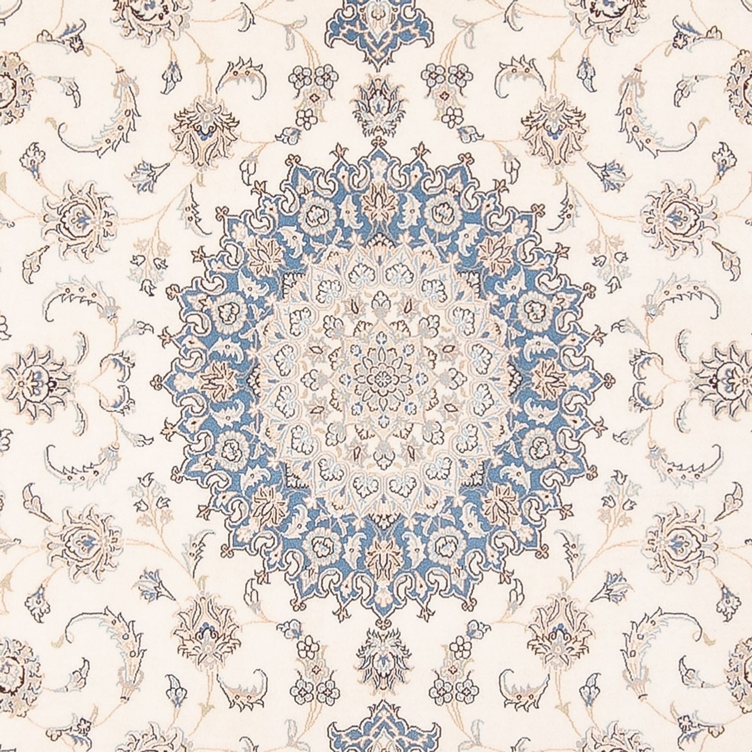 Persisk tæppe - Nain - Premium - 292 x 200 cm - creme