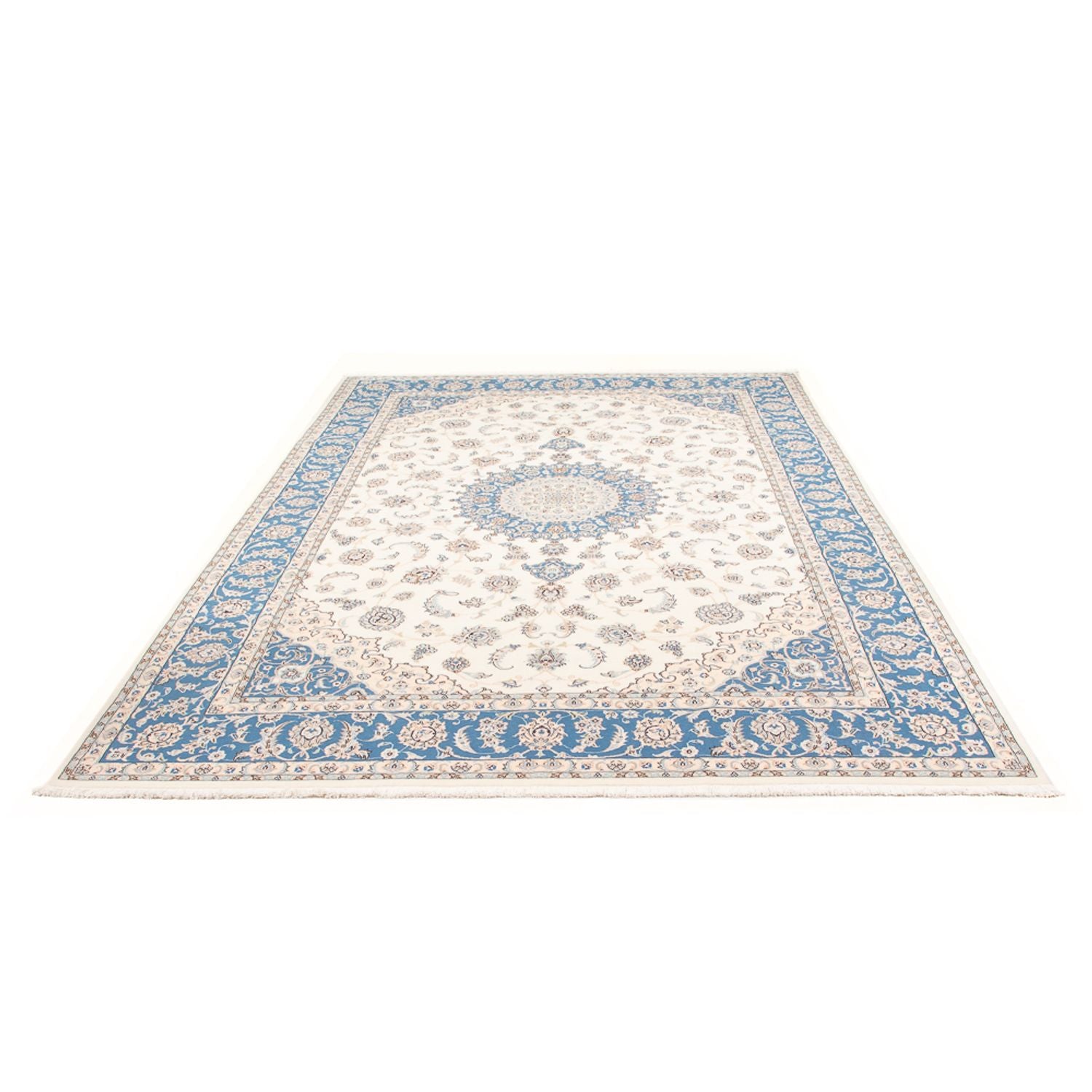 Persisk tæppe - Nain - Premium - 292 x 200 cm - creme
