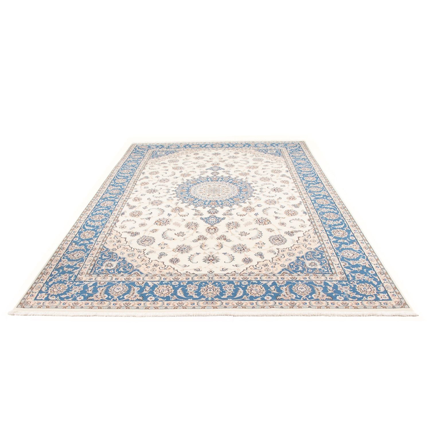 Persisk tæppe - Nain - Premium - 298 x 200 cm - creme