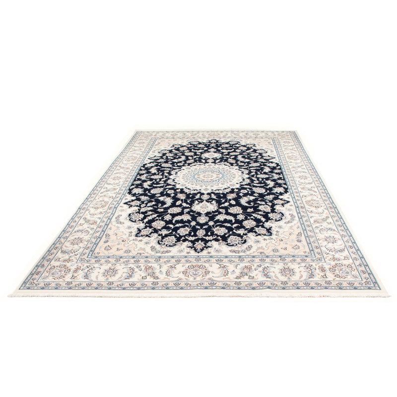 Persisk tæppe - Nain - Premium - 303 x 200 cm - mørkeblå