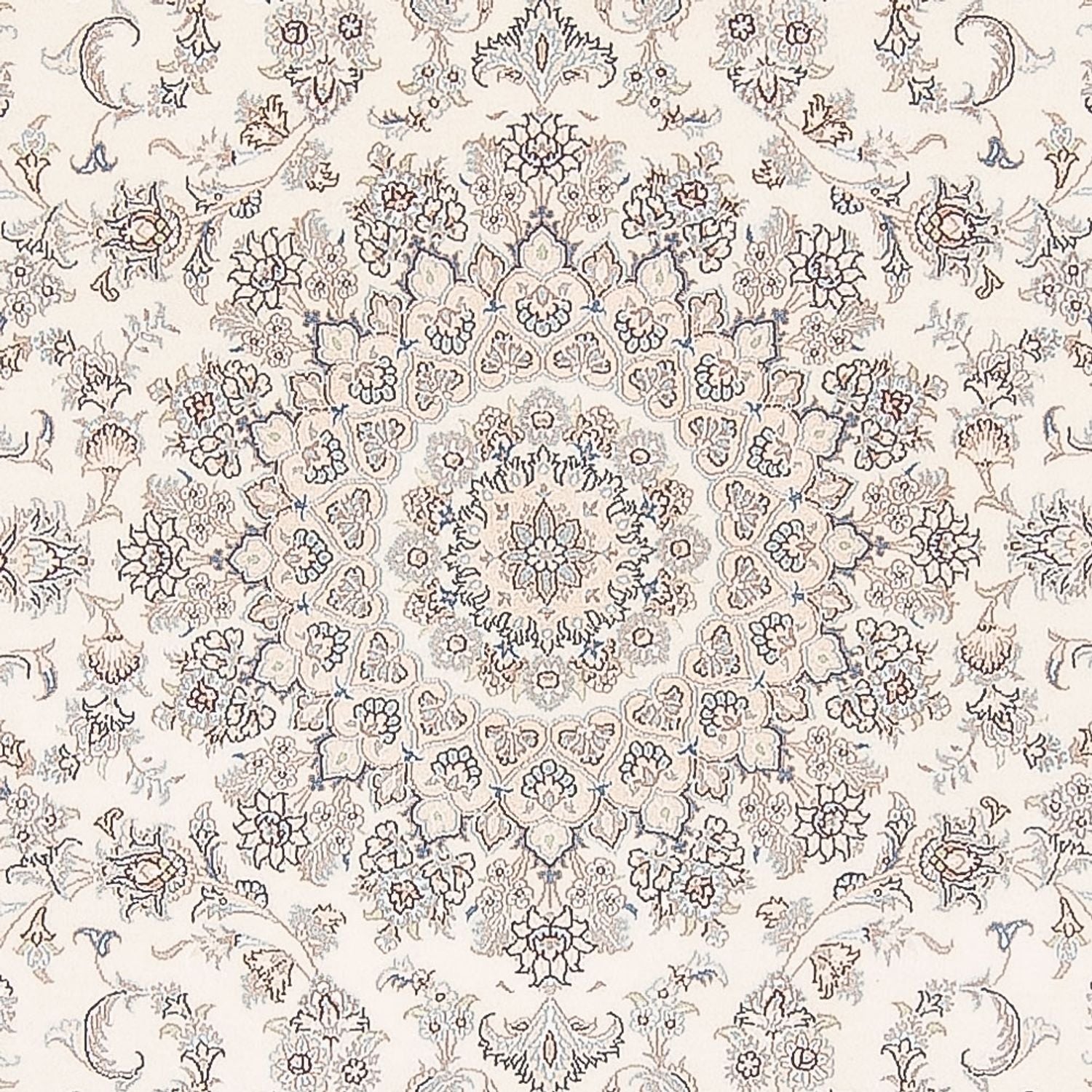 Persisk tæppe - Nain - Premium - 294 x 198 cm - creme