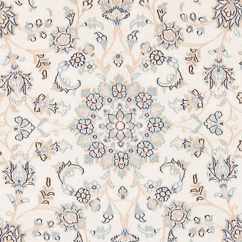 Persisk tæppe - Nain - Premium rundt  - 150 x 150 cm - creme