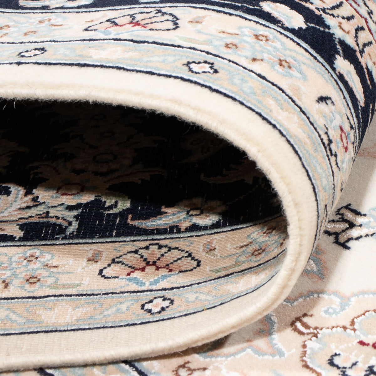 Persisk tæppe - Nain - Premium - 270 x 251 cm - creme