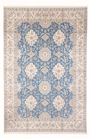 Persisk tæppe - Nain - Premium - 348 x 245 cm - lyseblå