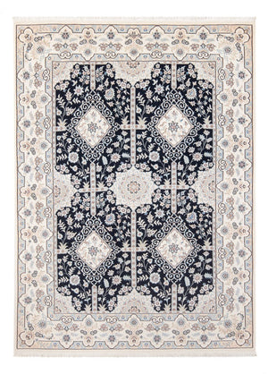Persisk tæppe - Nain - Premium - 205 x 153 cm - mørkeblå