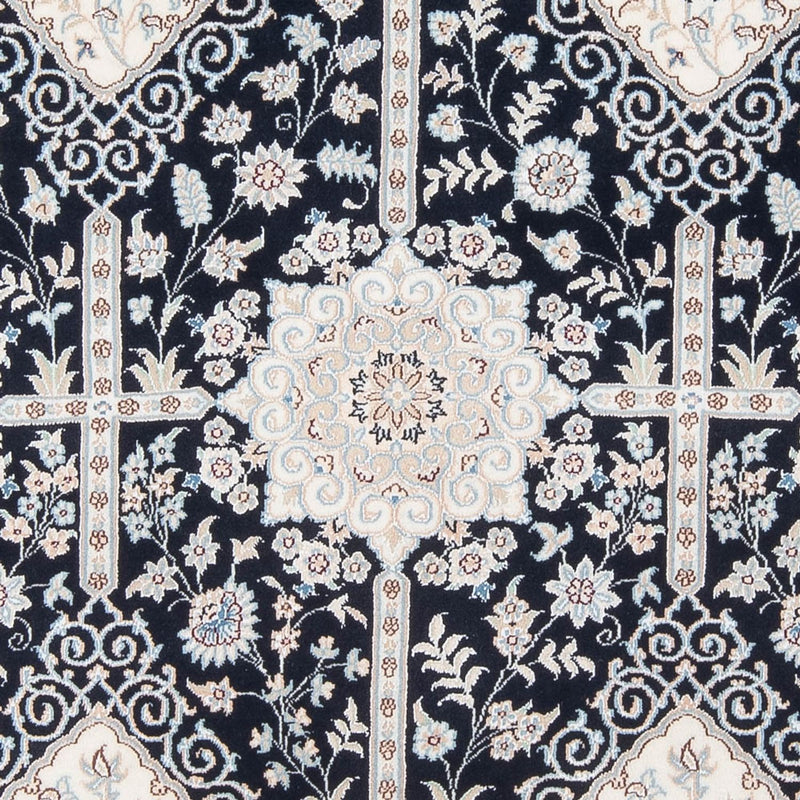 Persisk tæppe - Nain - Premium - 205 x 153 cm - mørkeblå