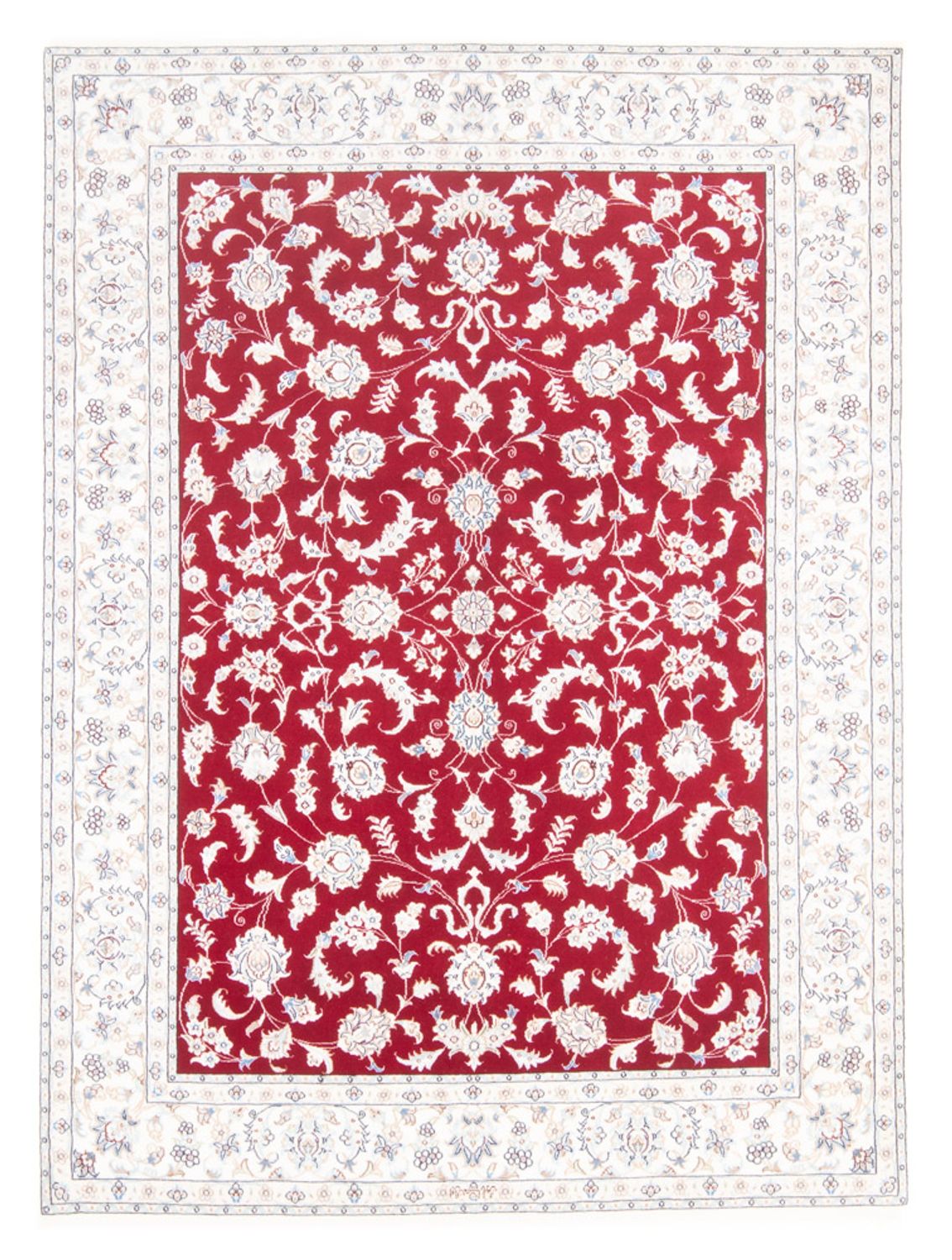 Persisk tæppe - Nain - Royal - 207 x 148 cm - rød
