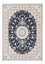 Persisk tæppe - Nain - Premium - 203 x 149 cm - mørkeblå