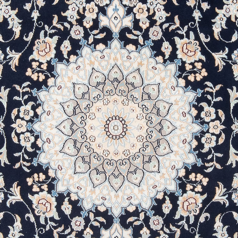 Persisk tæppe - Nain - Premium - 203 x 149 cm - mørkeblå