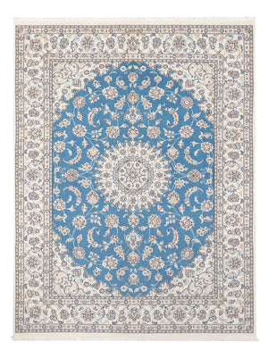 Persisk tæppe - Nain - Premium - 206 x 147 cm - blå