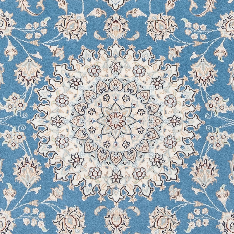 Persisk tæppe - Nain - Premium - 206 x 147 cm - blå