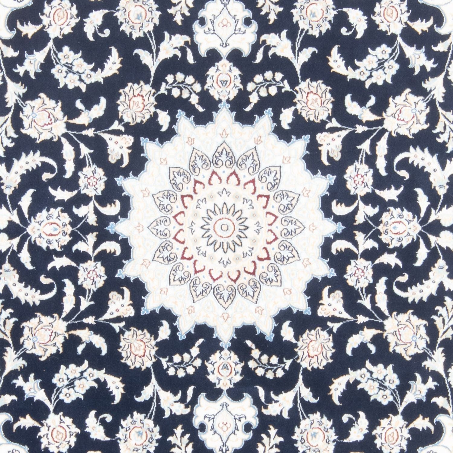 Persisk tæppe - Nain - Royal - 203 x 145 cm - mørkeblå