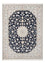 Persisk tæppe - Nain - Premium - 205 x 148 cm - mørkeblå