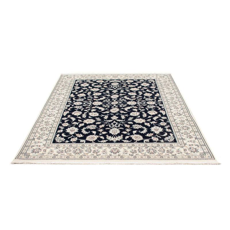 Persisk tæppe - Nain - Premium - 200 x 147 cm - mørkeblå