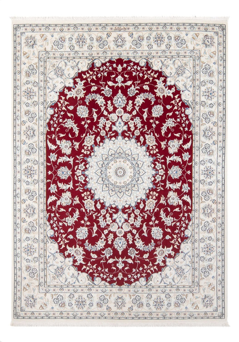 Persisk tæppe - Nain - Premium - 205 x 148 cm - rød