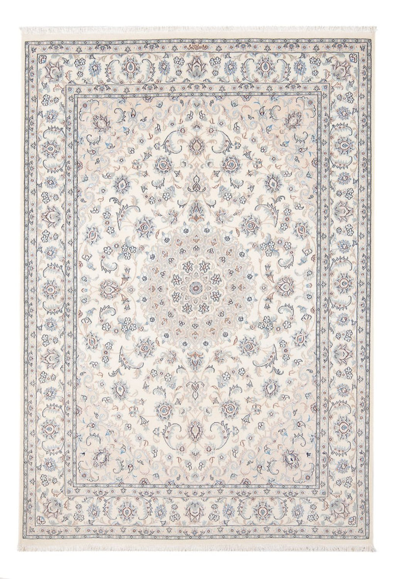 Persisk tæppe - Nain - Premium - 208 x 148 cm - creme