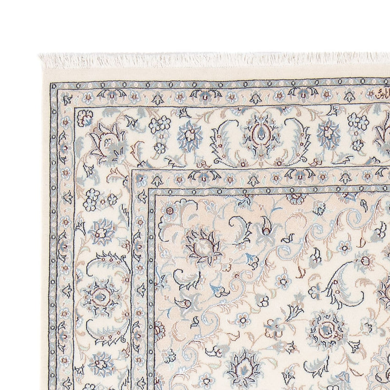 Persisk tæppe - Nain - Premium - 208 x 148 cm - creme