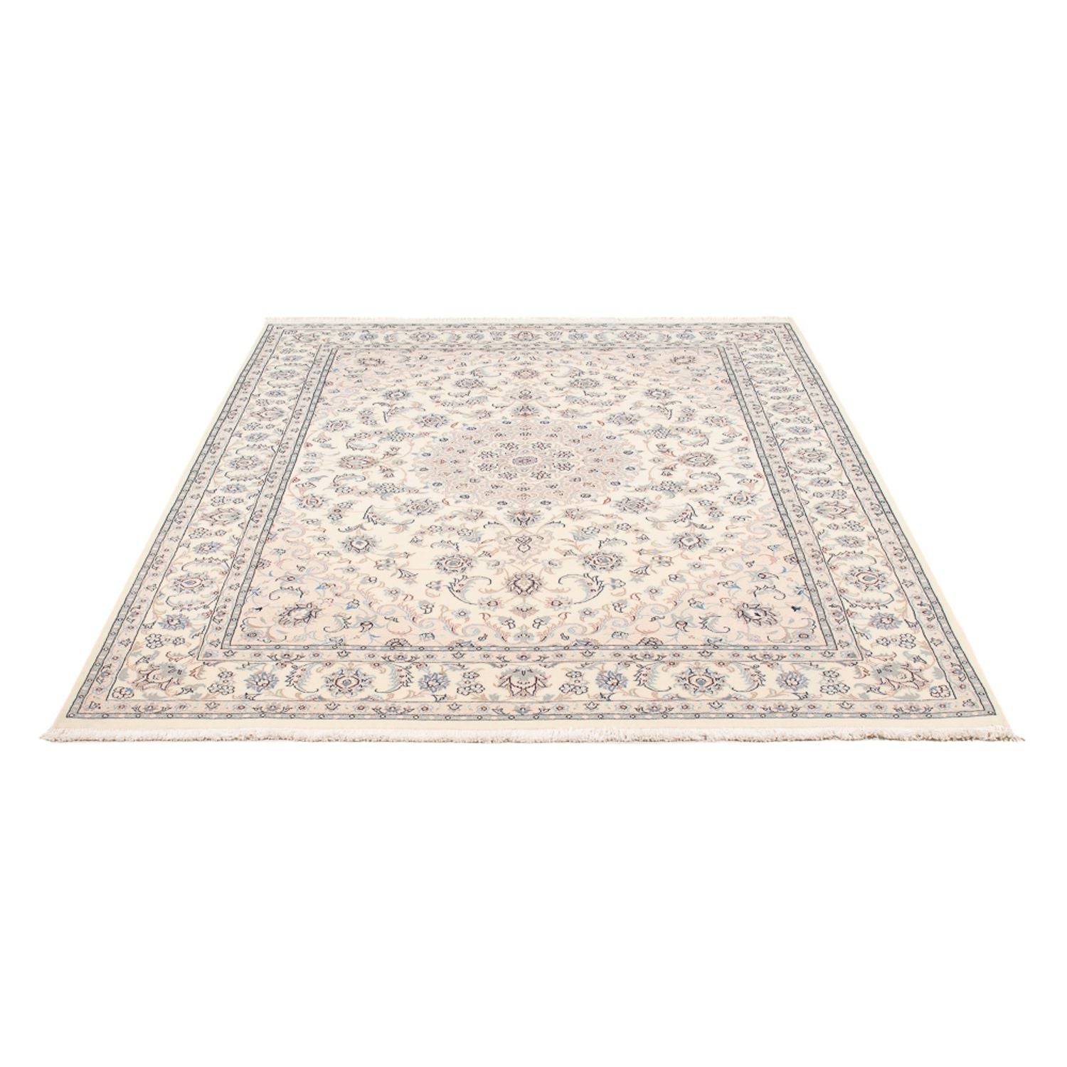 Persisk tæppe - Nain - Premium - 208 x 148 cm - creme