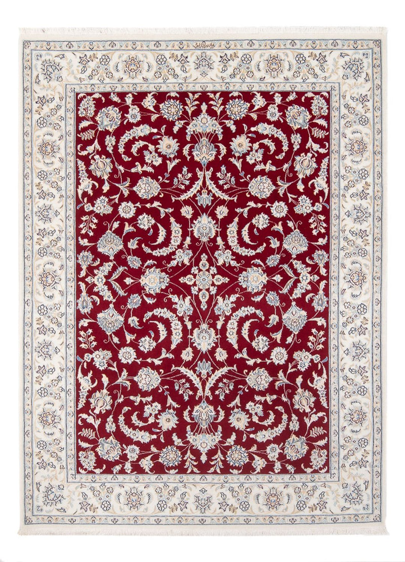 Persisk tæppe - Nain - Premium - 202 x 150 cm - rød