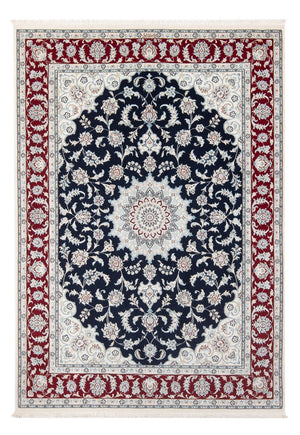 Persisk tæppe - Nain - Premium - 207 x 149 cm - mørkeblå