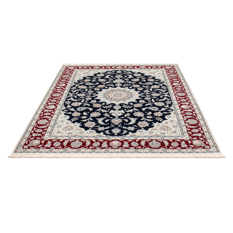 Persisk tæppe - Nain - Premium - 207 x 149 cm - mørkeblå