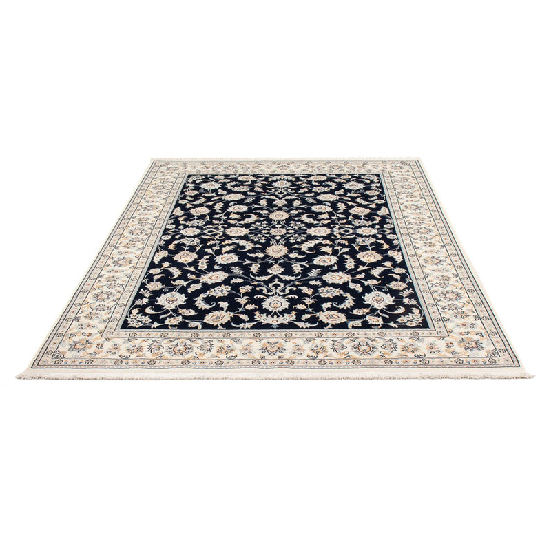 Persisk tæppe - Nain - Premium - 205 x 148 cm - mørkeblå