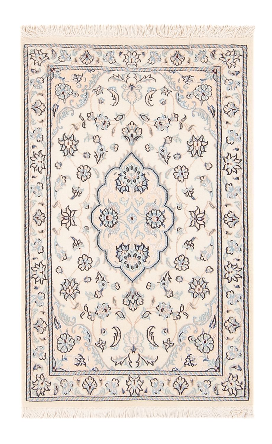 Persisk tæppe - Nain - 95 x 55 cm - creme