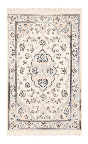 Persisk tæppe - Nain - 95 x 55 cm - creme