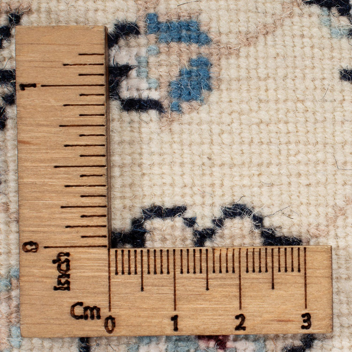 Persisk tæppe - Nain - 95 x 55 cm - creme