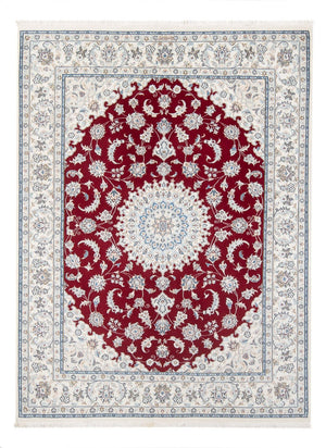 Persisk tæppe - Nain - Premium - 194 x 148 cm - rød