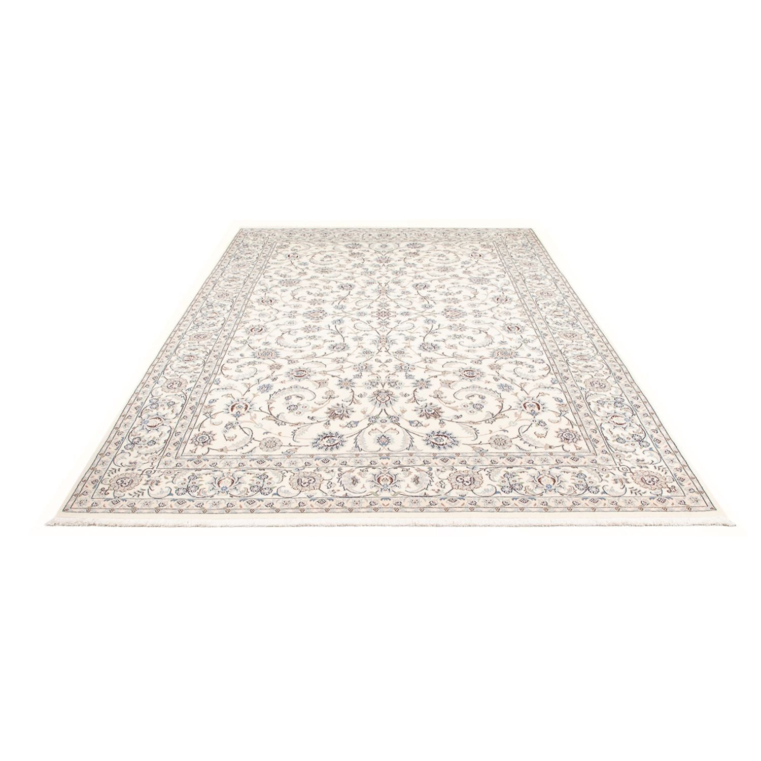 Persisk tæppe - Nain - Premium - 297 x 197 cm - creme