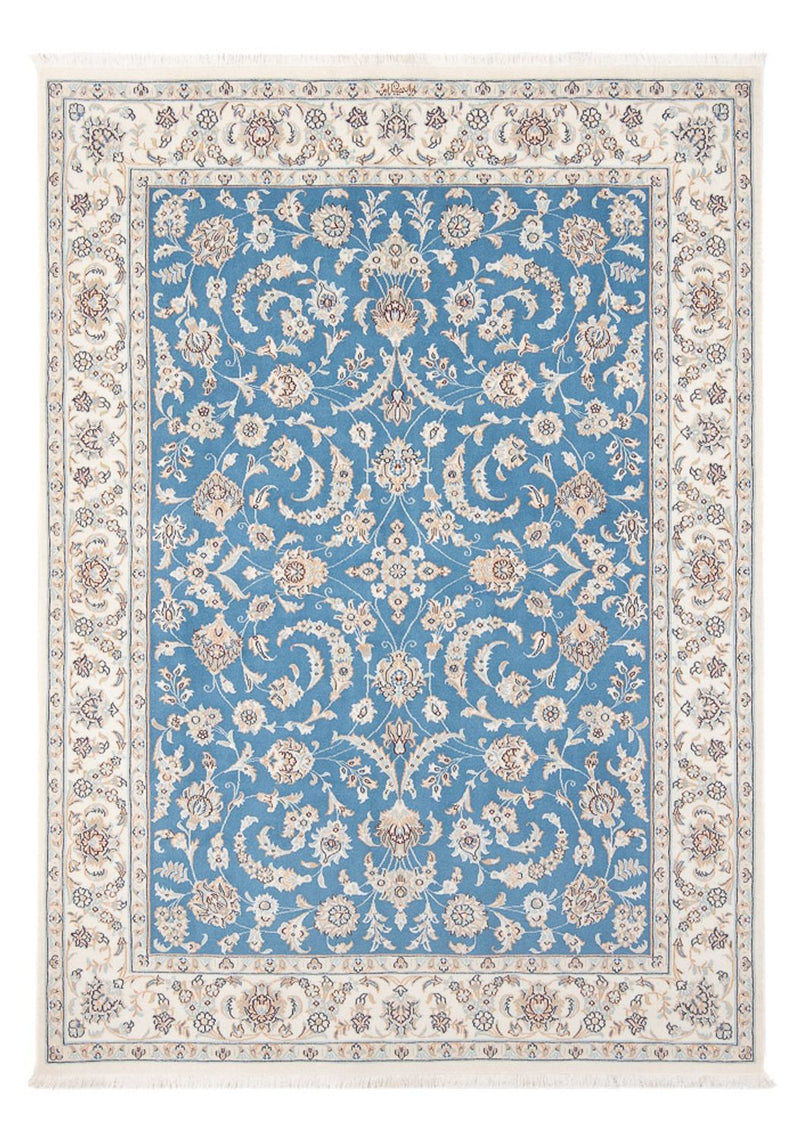 Persisk tæppe - Nain - Premium - 200 x 147 cm - blå
