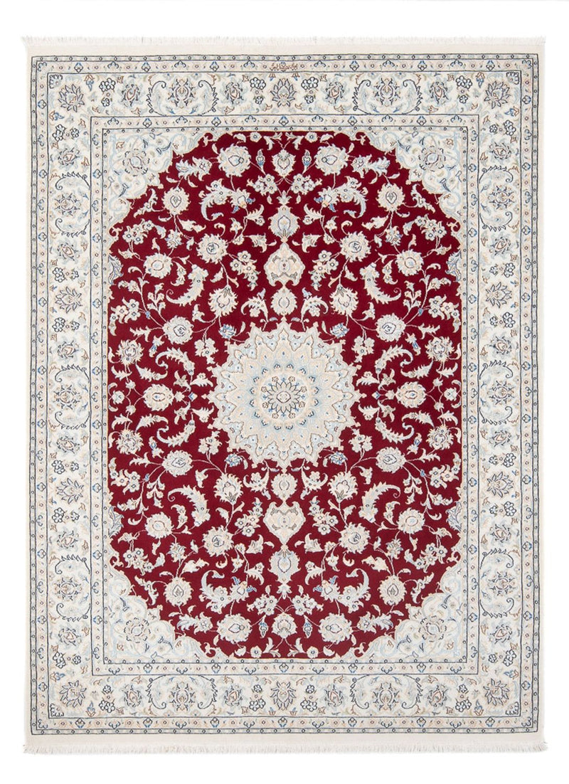 Persisk tæppe - Nain - Premium - 200 x 150 cm - rød
