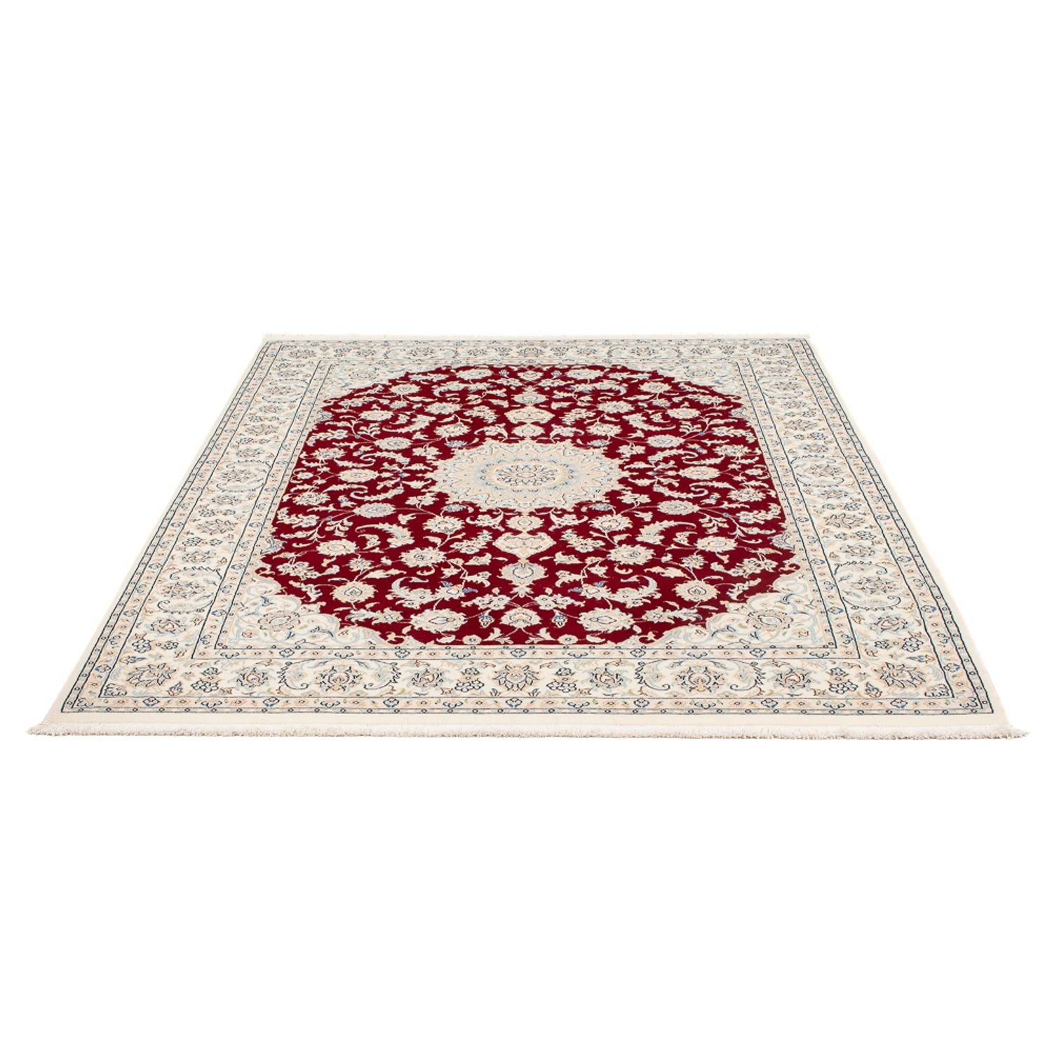 Persisk tæppe - Nain - Premium - 200 x 150 cm - rød