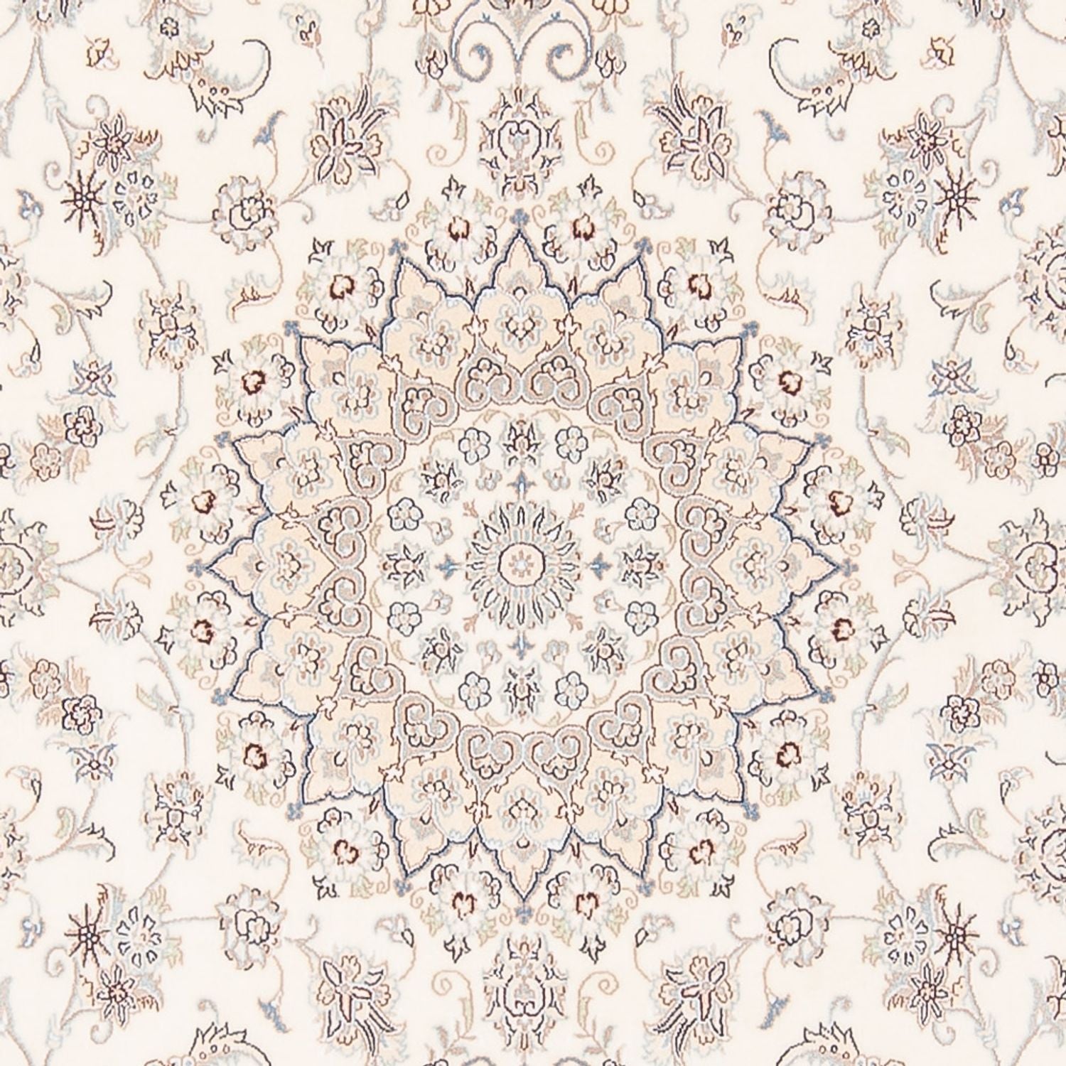 Persisk tæppe - Nain - Premium - 307 x 200 cm - creme
